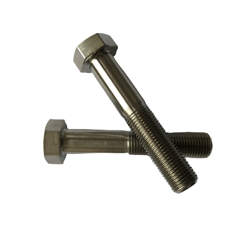 Πρότυπο ISO 1/2-20*2.75 ίντσες Titanium Hex Head Bolt για αυτοκίνητο Sprint στο αυτοκρατορικό σύστημα μέτρησης Φυσικό χρώμα