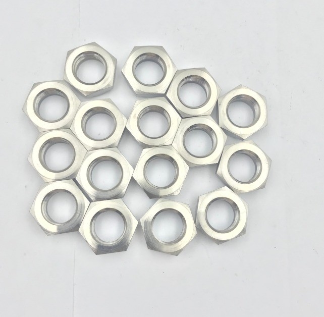 DIN Standard φυσικό φινίρισμα 1/2-20 Thin Nyloc Nut για αγώνες αυτοκινήτων σπριντ σε τιτάνιο Gr5 και αντοχή
