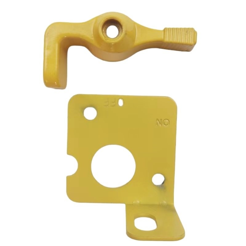 OEM Standard Size Steel Lockout Lever Kit για Sprint Car Battery Master Disconnect Switch Κόκκινο και κίτρινο υλικό χάλυβα