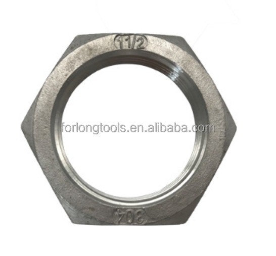GB Standard 5/8-18 Thin Nut Ατσάλι από ανοξείδωτο χάλυβα Hex Jam Nut για γενικές βιομηχανικές εφαρμογές Imperial Inch Natural Finish