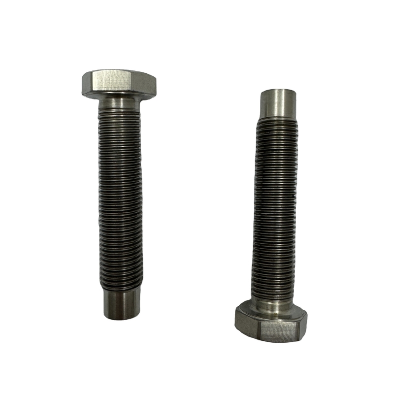 Σπριντ Τιτανίου Torsion Stop 3/8&quot;-24 Bullet Nose Micro Adjust Bolt με φυσικό φινίρισμα DIN Standard