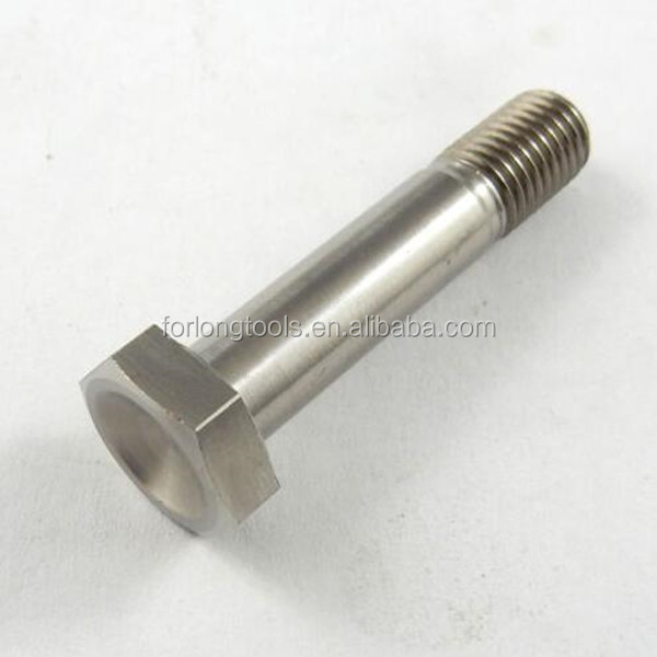DIN Standard GR5 Titanium Hex Head Bolt 1/2&quot;-20 x 4.5&quot; Stud Bolts με φυσικό φινίρισμα 6AL-4V Titanium Alloy