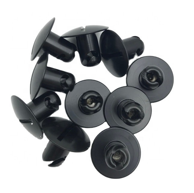 Παγκόσμιο 7/16 &quot;Αλουμινίου Dzus Button Dome Head Quarter Turn Fasteners.500 Μαύρο Παγκόσμιο.500&quot; Κρατήρας με υλικό