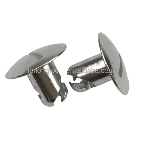 Παγκόσμια συμβατότητα 7/16 &quot;Sprint Car Silver Aluminium Quarter Turn Dzus με 1&quot; Μεγάλο Κεφάλαιο Σίλβερ Design