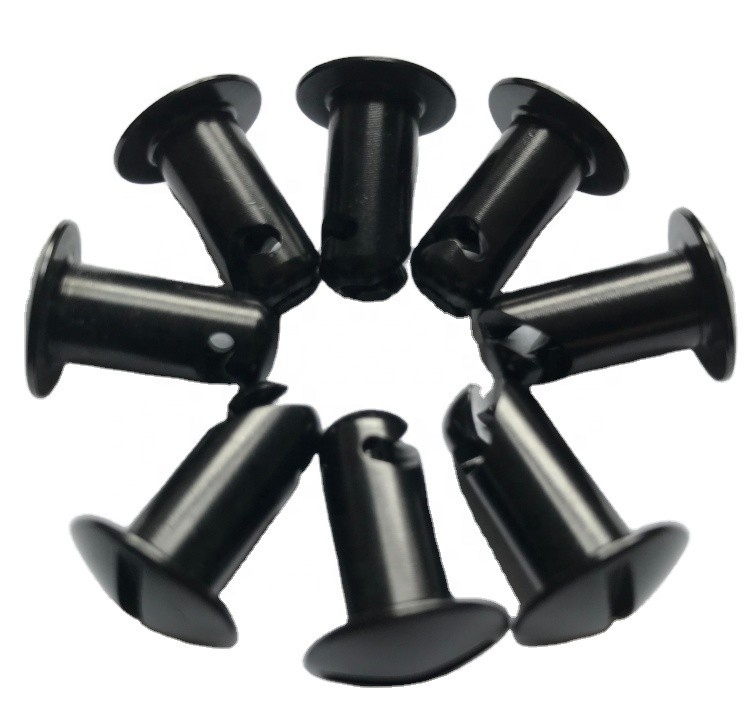 Παγκόσμιο 7/16 &quot;x.500&quot; Μαύρο Τρίμηνο Γύρισμα Dzus Stud Αλουμινίου Σφραγίδα για όλες τις καιρικές συνθήκες